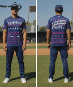 Pensacola Blue Wahoos Half Way To Holiday Night 2026 Hoodie & Tee Pensacola Blue Wahoos Half Way To Holiday Night 2026 Hoodie & Tee
