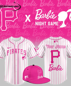 Pittsburgh Pirates x Barbie Night Game Custom Jersey Pittsburgh Pirates x Barbie Night Game Custom Jersey