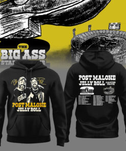 Post Malone THE BIG ASS STADIUM TOUR 2026 Limited Edition Hoodie & Tee