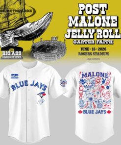 Post Malone The Big Ass Stadium Tour 2026  At Rogers Stadium Baseball Jersey