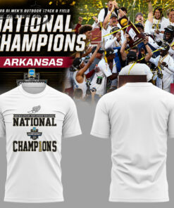 Razorbacks 2026 D1 Men’s Outdoor Track&Field National Champions 2D T-Shirt