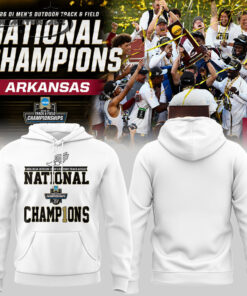 Razorbacks 2026 D1 Men’s Outdoor Track&Field National Champions Hoodie