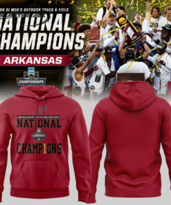 Razorbacks 2026 D1 Men’s Outdoor Track&Field National Champions Hoodie