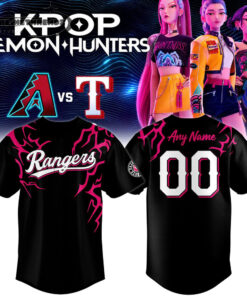 KPOP Demon Hunters x Texas Rangers jersey 2026