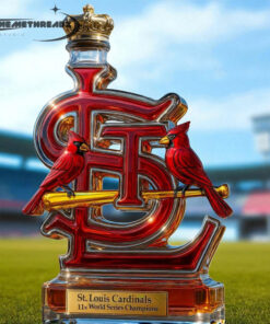 St. Louis Cardinals 11X World Series Champions Limited Edition Whiskey Bottle