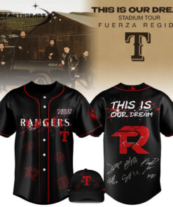 Texas Rangers x Fuerza Regida This Is Our Dream Stadium Tour 2026  Limited Edition Baseball Jersey