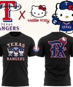 Texas Rangers x Hello Kitty Night Limited T-shirt
