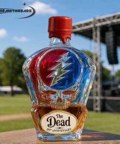 The Grateful Dead 60th Anniversary “Music That Never Ends” Whiskey Bottle