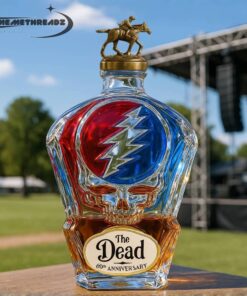 The Grateful Dead 60th Anniversary “Music That Never Ends” Whiskey Bottle