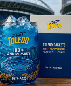 Toledo Rockets 108th Anniversary Whiskey Glass