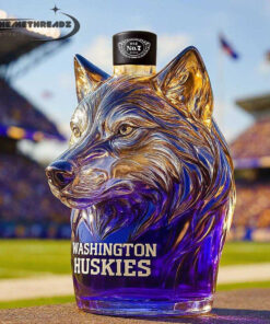 Washington Huskies Whiskey Bottle – Limited Edition