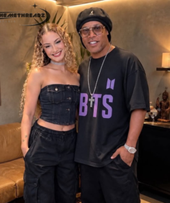 Ronaldinho Wearing BTS Tee – Halftime Show Performance Band