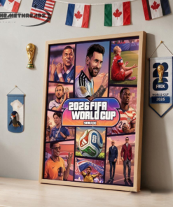 2026 FIFA World Cup GTA6 Style Canvas Poster