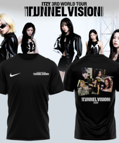 ITZY “Tunnel Vision” World Tour 2026 Limited Edition Signature T- Shirt
