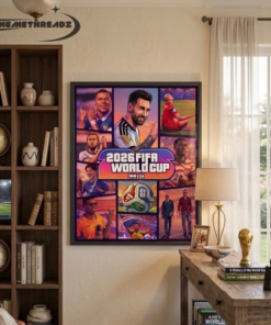 2026 FIFA World Cup GTA6 Style Canvas Poster