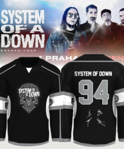 System of a Down “Europe / UK Stadium Tour 2026” signed Hockey Jersey