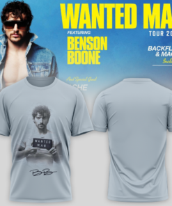 Benson Boone Wanted Man signed 2D T-Shirt