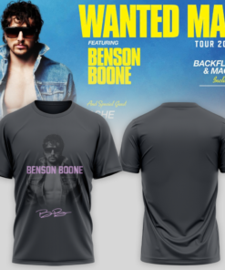 Benson Boone Wanted Man signed 2D T-Shirt