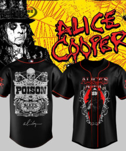 Alice Cooper “Alice’s Attic Tour” 2026 Baseball Jersey