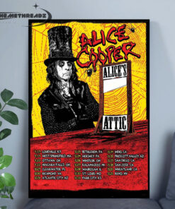 Alice Cooper “Alice’s Attic Tour” 2026 Canvas Poster
