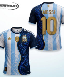 Argentina Messi 10 World Cup 2026 Home Away Mashup Baroque Gold Soccer Jersey Argentina Messi 10 World Cup 2026 Home Away Mashup Baroque Gold Soccer Jersey