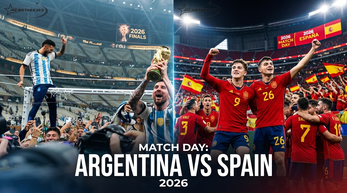 Rep the Colors: Argentina vs. Spain