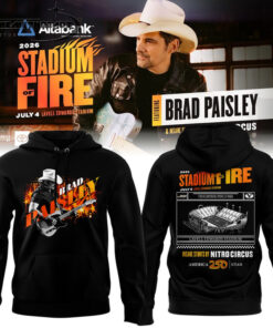 BYU Football x Brad Paisley Stadium Of Fire Tour Black Hoodie/Tee/Sweatshirt