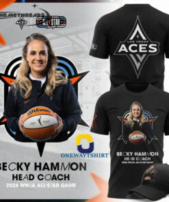 Becky Hammon Head Coach 2026 WNBA All-Star Las Vegas Aces T-shirt