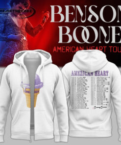 Benson Boone American Heart World Tour ZipHoodie