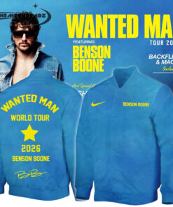 Benson Boone Wanted Man signed Bomber