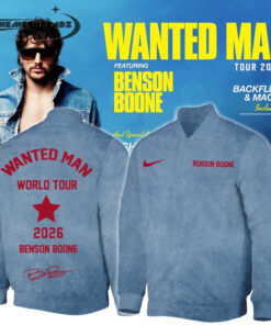 Benson Boone Wanted Man signed Bomber