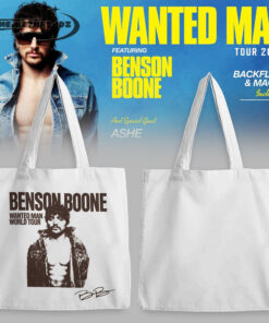 Benson Boone Wanted Man signed Tote bag