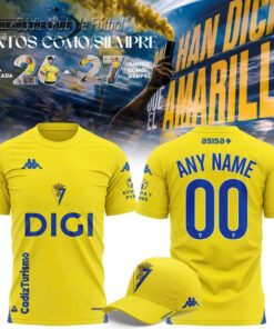 Cádiz CF 2026/27 Football – Kappa Yellow Soccer Jersey