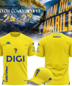 Cádiz CF 2026/27 Football – Kappa Yellow Soccer Jersey