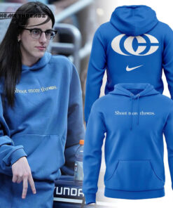 Caitlin Clark Shoot More Threes 2026 Limited Edition Blue Hoodie Caitlin Clark Shoot More Threes 2026 Limited Edition Blue Hoodie