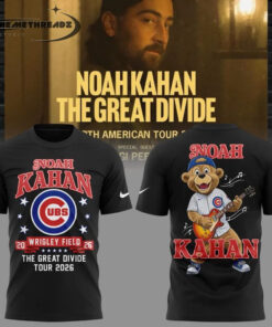 Chicago Cubs x Noah Kahan The Great Divide Tour 2026 T-Shirt