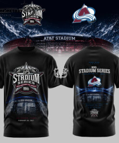 Colorado Avalanche Stadium Series 2027 Black Hoodie and Tee