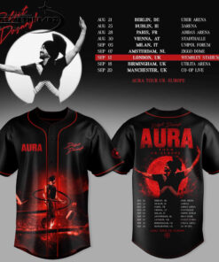 DILJIT DOSANJH Aura World Tour ’26 – Europe & UK Edition Baseball Jersey