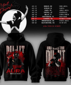 DILJIT DOSANJH Aura World Tour ’26 – Europe & UK Edition Hoodie & Tee