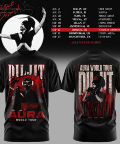 DILJIT DOSANJH Aura World Tour ’26 – Europe & UK Edition Hoodie & Tee