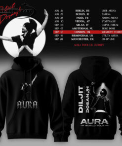 DILJIT DOSANJH Aura World Tour ’26 – Europe & UK Edition Limited Edition Hoodie & Tee