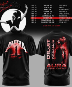 DILJIT DOSANJH Aura World Tour ’26 – Europe & UK Edition Limited Edition T-Shirt