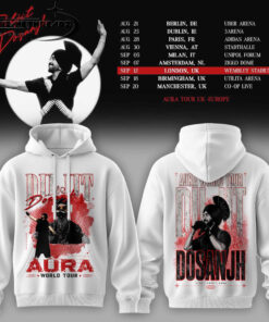 DILJIT DOSANJH Aura World Tour ’26 – Europe & UK Edition New Version Hoodie & Tee