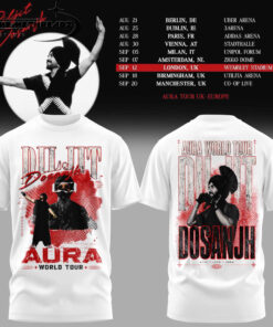 DILJIT DOSANJH Aura World Tour ’26 – Europe & UK Edition New Version Hoodie & Tee