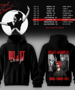 DILJIT DOSANJH Aura World Tour ’26 – Europe & UK Edition Special Edition Hoodie & Tee
