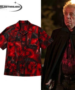 Daniel Molloy The Vampire Lestat Red Floral Hawaiian Shirt