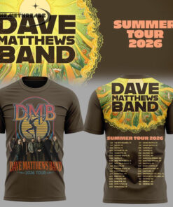 Dave Matthews Band DMB 2026 Tour T-Shirt Dave Matthews Band DMB 2026 Tour T-Shirt