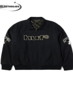 Disney x HUF Mickey Worldwide Tour Bomber Jacket