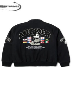 Disney x HUF Mickey Worldwide Tour Bomber Jacket
