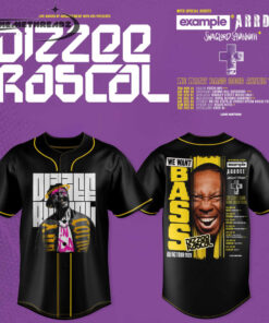 Dizzee Rascal – We Want Bass Baseball Jersey